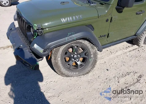 2021 Jeep Wrangler Willys 4X4 from USA, damaged, VIN 1C4HJXAG0MW727064